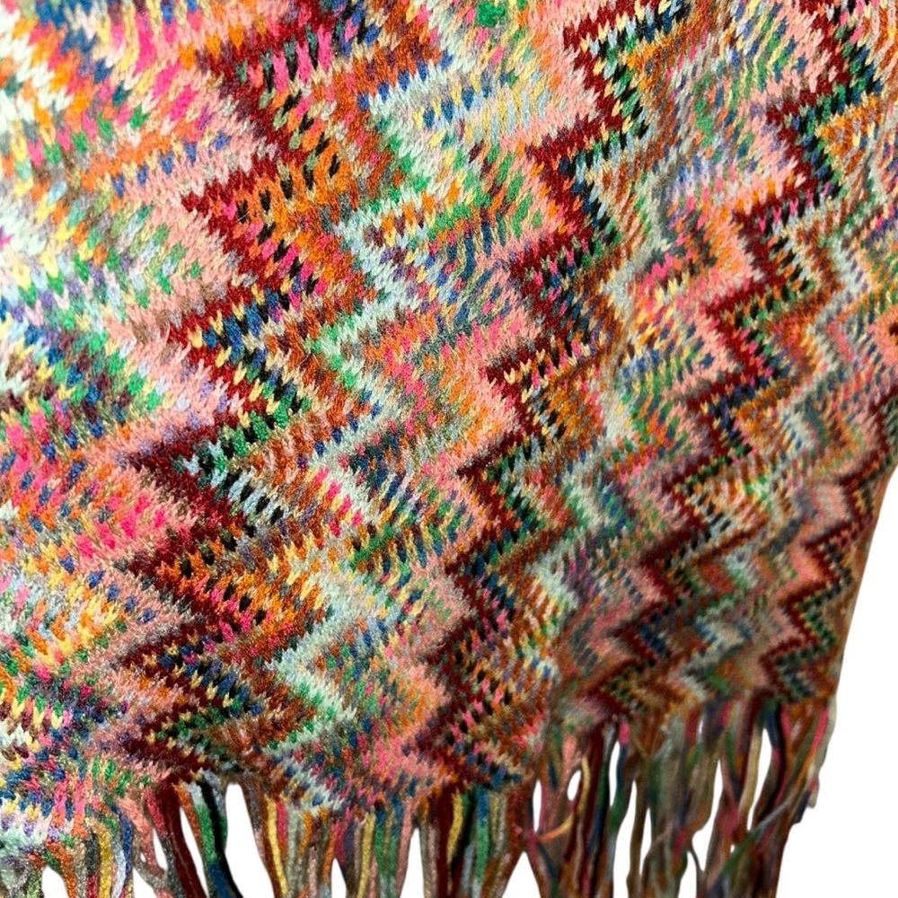 Cejon Multicolor Zigzag Scarf - Picture 4 of 4